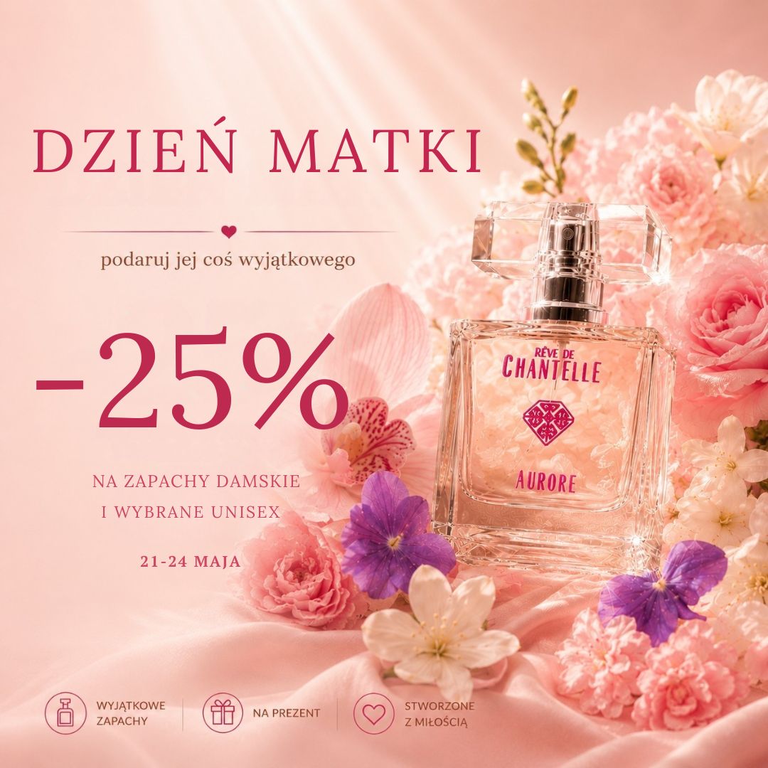 -25% na wybrane perfumy z okazjii Dnia mATKI