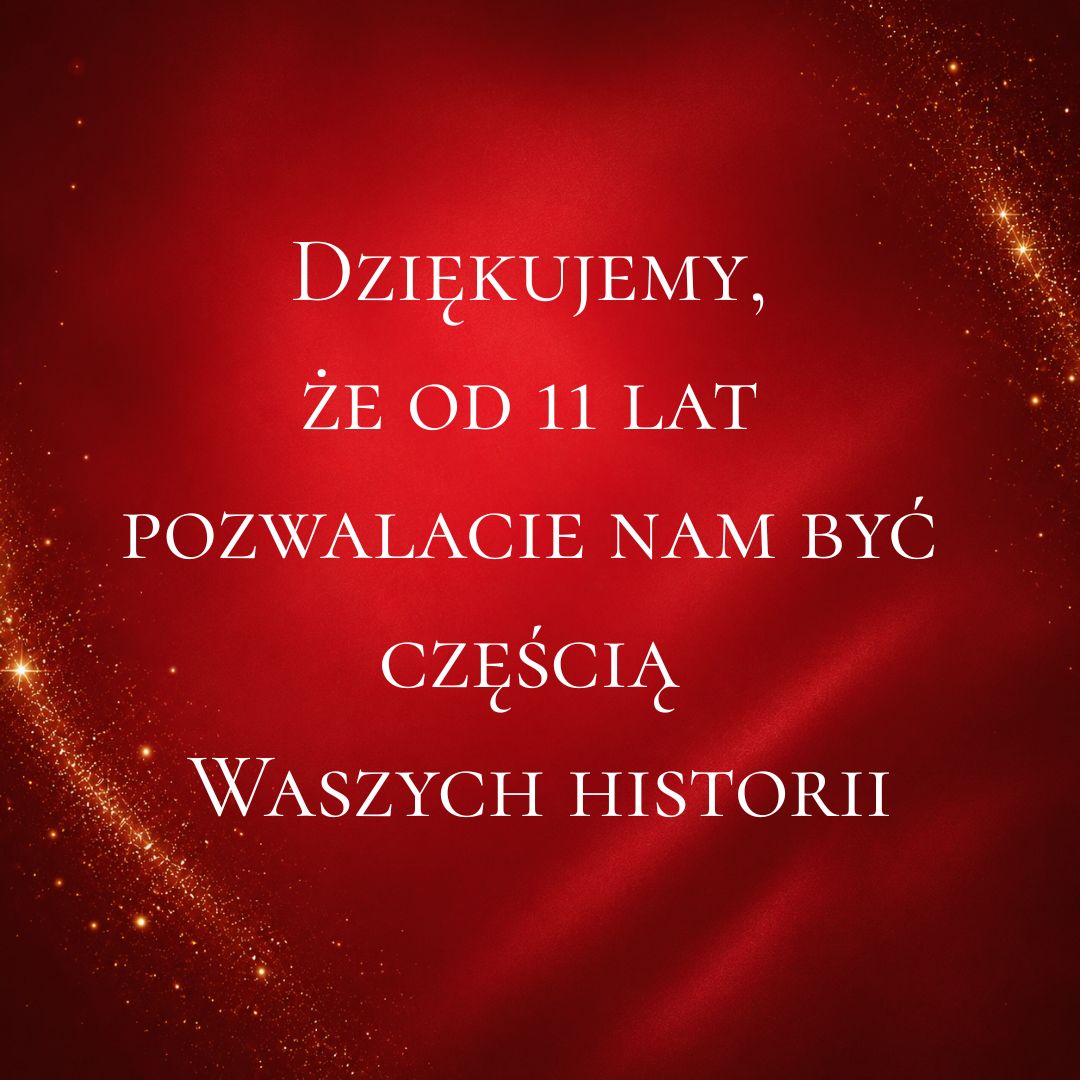 podziękowania za wspólne 11 lat